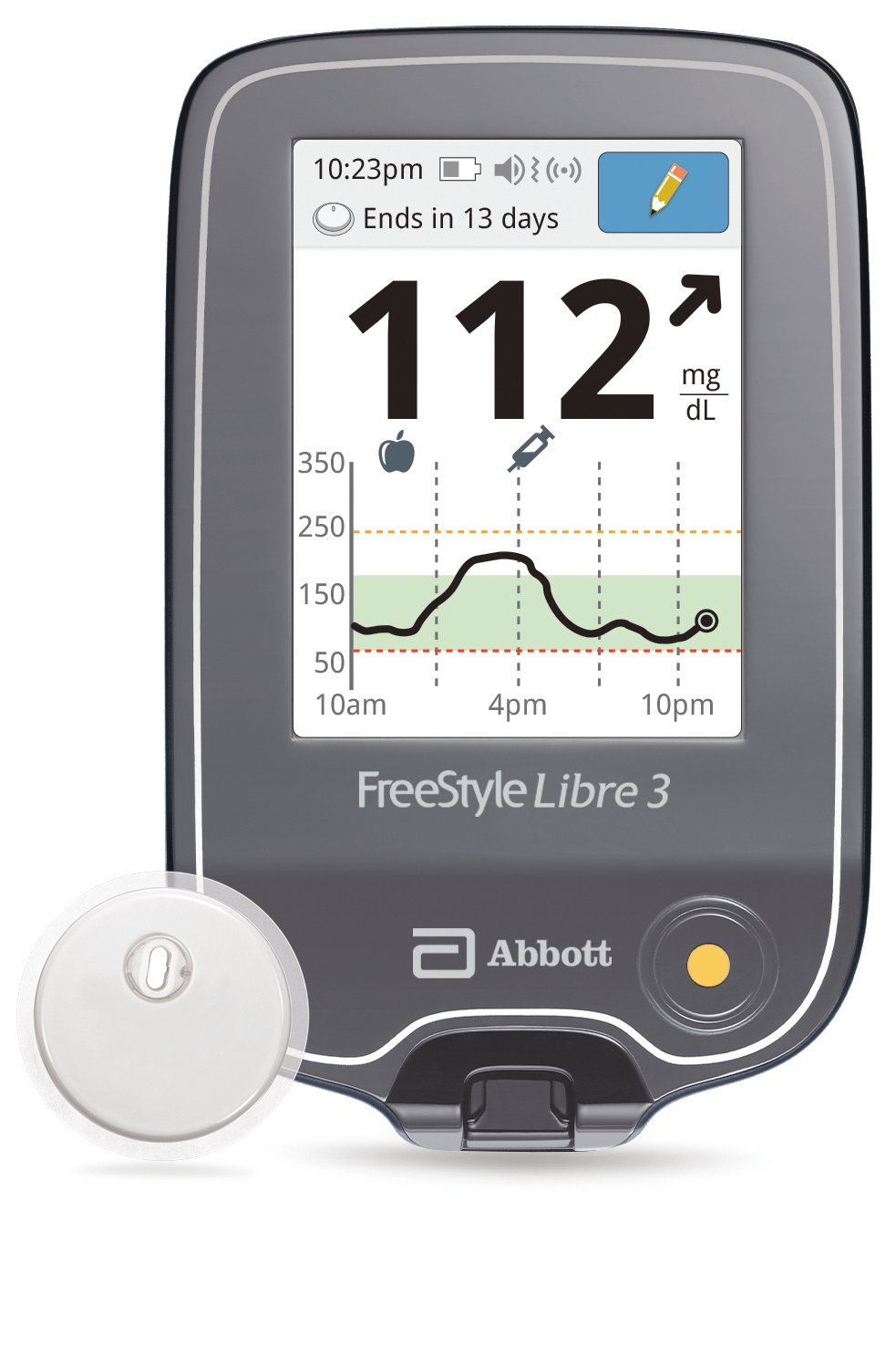 FreeStyle Libre 3 System, Continuous Glucose Monitoring